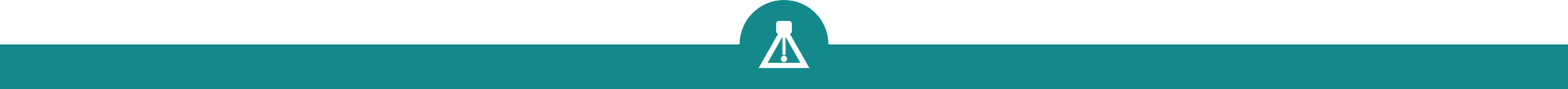 Section divider: beaker icon on green bar