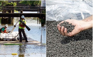 Activated carbon pellets applied in the field